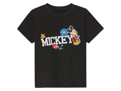 Футболка хлопковая з принтом для мальчика Disney Mickey Mouse 479493 110-116 см (4-6 years) Черный
