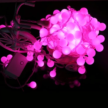 LED-гірлянда LOW «Міні-лампочки» для дому та свята рожеві