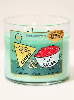 Свеча ароматическая Bath&Body Works Chips & Salsa 3-Wick Candle 411 г
