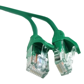 Патч корд сетевой UTP Cat5e 1 м зеленый