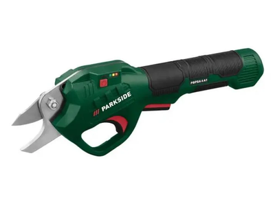 Секатор акумуляторний Parkside PGSA 14 A1 4 В пластик/нержавіюча сталь Зелений