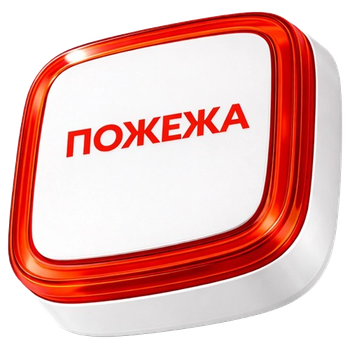Пожежний сповіщувач Ajax EN54 FireProtect (VAD) живлення 4хCR123A IP54 White