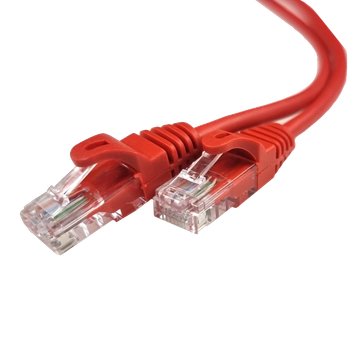 Патч корд сетевой UTP Cat5e 1 м красный