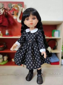 Лялька Уенздей Венздей Wednesday у сукні Paola Reina 14834, 32 см