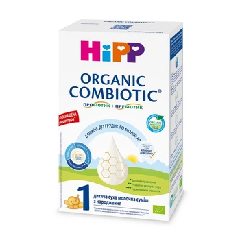 Дитяча суміш HiPP молочна Combiotic 1 початкова 500 г (9062300138747)