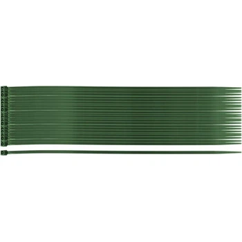 Стяжка Neo Tools 50шт, пластик, 2.5х200мм, зеленая (15-977)
