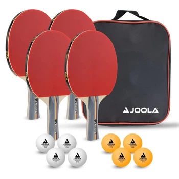 Набор для настольного тенниса Joola Team School 4 Bats 8 Balls Red/Black (1073-930798)