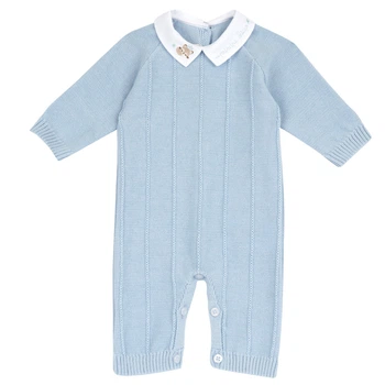 Хлопковый комбинезон Chicco Coccolino, цвет голубой, размер 56 (261.02099.021)