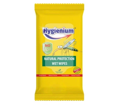 Защитные влажные салфетки от укусов комаров HYGIENIUM, 40 шт