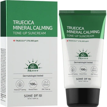 Солнцезащитный крем Some By Mi Truecica Mineral Calming Tone-Up Suncream SPF50+ PA++++