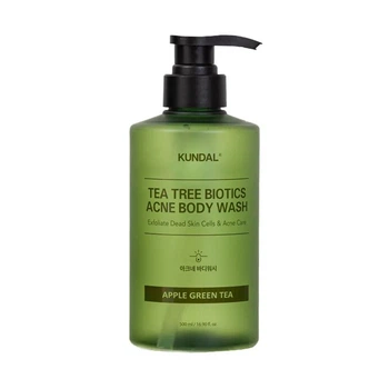 Гель для душа Kundal Tea Tree Biotics Acne Body Wash Apple Green Tea для проблемной кожи тела, 500 мл