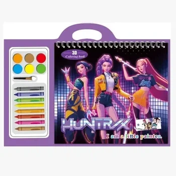 Набір для творчості з розмальовкою аніме K-Pop Demon Hunters Кей-поп мисливиці на демонів