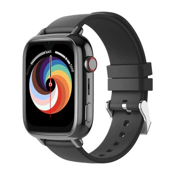 Детские смарт часы Wonlex KT34 Black для мальчика с Google Play, GPS, прослушивание, мощная батарея 800 мАч