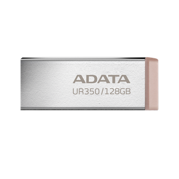 Флеш-накопитель ADATA USB 3.2 UR 350 128Gb Silver/Beige