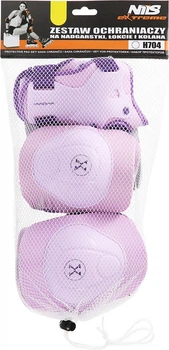 Zestaw ochraniaczy Nils Extreme H704 Rozmiar S Fioletowy (5907695594683)