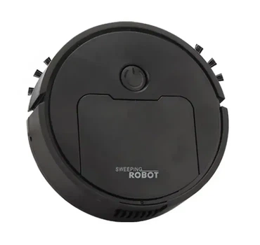 Акумуляторний робот-пилосос Sweeping Robot з дефектами / Міні робот-пилосос для сухого прибирання Чорний