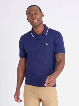 Поло довге чоловіче U.S. Polo Assn 11P0124-EE00A(Classic Navy) XL Синє (786662543788)