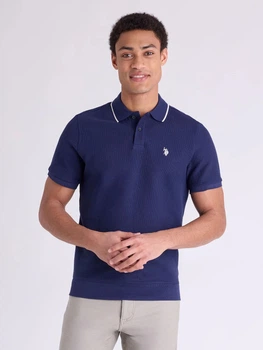 Поло длинное мужское U.S. Polo Assn 11P0179-6700A(Classic Navy) M Синее (786662589885)