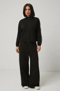 Бомбер двонитка Wear me S Чорний (9_25_164_11415)