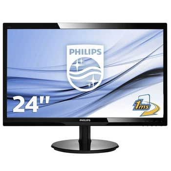 Монитор 24" LED TN, Philips 246V5LDSB, 1920 x 1080 (FullHD), 1 мс, 16:9, VGA, DVI, HDMI Б/У