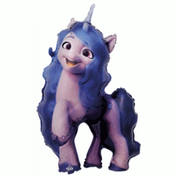 Фольгированный шар Flexmetal мини-фигура My Little Pony Пони Иззи Мунбоу цветная 6785