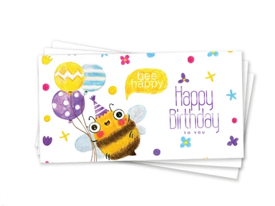 Конверт для денег Star Happy Birthday to you пчела 9230