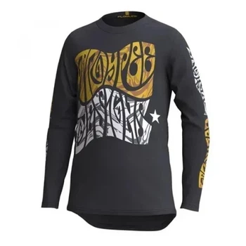 Велоджерси TLD Young Flowline LS Jersey Tripper Black S Troy Lee Designs (1106-365952012)