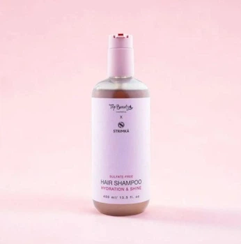 Шампунь для волосся "Інтенсивне зволоження та блиск" Hair Shampoo Hydration & Shine Top Beauty&Strimka, 400 мл