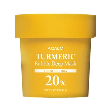 Пузырьковая маска для глубокого очищения кожи P.Calm Turmeric Bubble Deep Mask 90 г