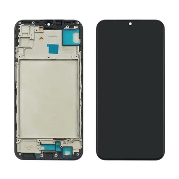 Дисплей для Samsung A155 Galaxy A15 (2023) с чёрным тачскрином и корпусной рамкой IPS