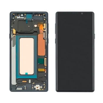 Дисплей для Samsung N960F Galaxy Note 9 с чёрным тачскрином и чёрной корпусной рамкой IPS