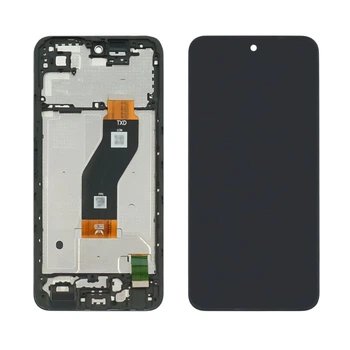 Дисплей для Infinix Smart 10 Plus (X6725B) з чорним тачскрином та корпусною рамкою