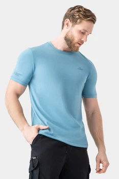Футболка AVECS блакитна з бавовни 30492/11 6XL
