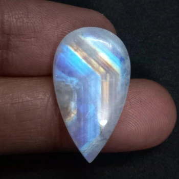 Лунный камень 18Ct 16 × 27 × 5 мм (12033)