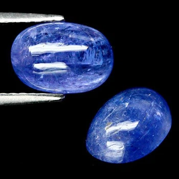 Танзанит пара 4.17 CT 6.2 X 9.0 X 4.1 - 6.2 X 9.0 X 4.0 mm (223230)