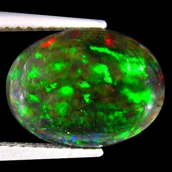Эфиопский черный опал 3.44 Cts 12.51 X 9.32 mm (101450)