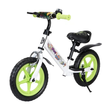 Детский беговел с колесами 12 дюймов для детей от 2 до 5 лет Balance Tilly Animate T-212528 Green