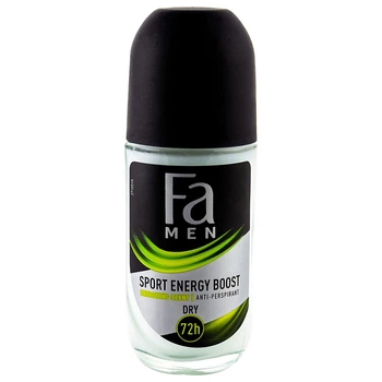 Антиперспірант чоловічий Fa Sport Energy Boost кульковий 50мл - 450745