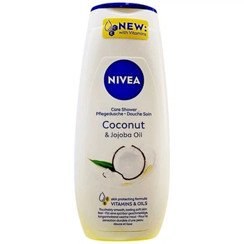 Гель-догляд для душу "NIVEA Кокос", олія жожоба, 250 мл - 585106