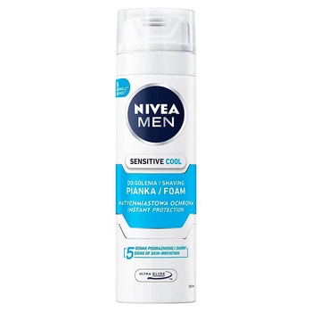 Пена для бритья для чувствительной кожи NIVEA MEN Охлаждающая 200 мл - 438124