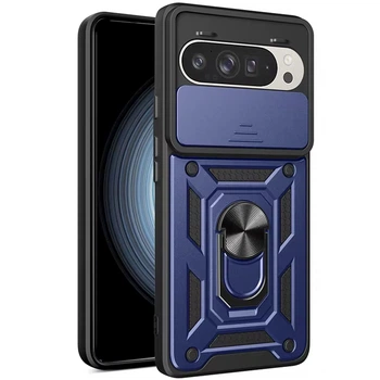 Протиударний чохол Serge Ring з захистом камери на Google Pixel 10 Pro XL (Синій) Epik (243273)