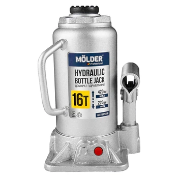 Домкрат гидравлический бутылочный Molder 16 т 220-420 мм (MA29160)