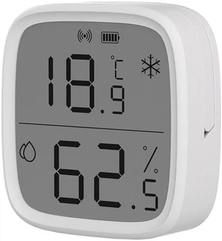 Датчик температури і вологості з дисплеєм SONOFF SNZB-02D Zigbee LCD Smart Temperature Humidity Sensor