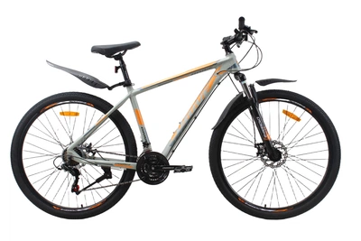 Велосипед Crossbike Drive 29" 19" Сірий-Помаранчевий