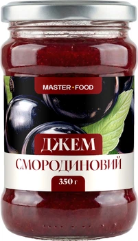 Джем стерилізований Master Food Смородиновий 350 г (4820255082943)