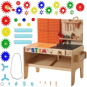 Zestaw do zabawy Masterkidz Warsztat XXL Montessori Stem z narzedziami i akcesorią MK0006 (5906280655464)