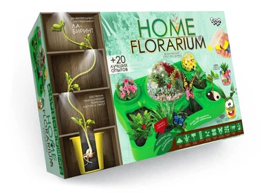 Набор для выращивания растений HOME FLORARIUM DankoToys HFL-01-01U Разноцветный shop (4820186079876)