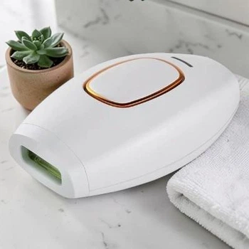 Фотоепілятор IPL Hair Removal Device портативний жіночий для тіла лазерний епілятор безболісне видалення волосся для всіх типів волосся білий