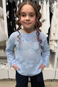 Джемпер Escabel Kids 128 см Голубой (2125000898865)