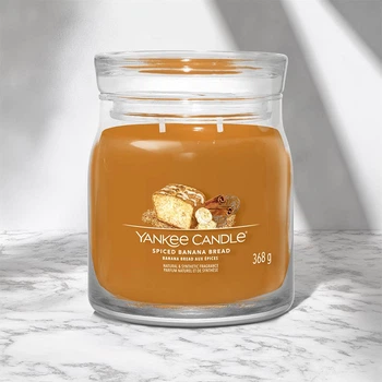 Ароматическая свеча Spiced Banana Bread Medium Jar Yankee Candle (1630025E)